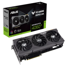 کارت گرافیک  ایسوس مدل TUF Gaming GeForce RTX™ 4060 Ti حافظه 8 گیگابایت